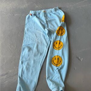 Aviator Nation.  Well Loved! Sky Blue Terry Sweat Pants.
